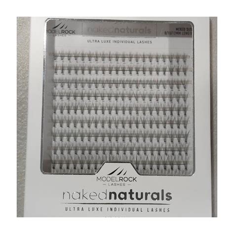 MODELROCK LASHES Bulk Tray Ultra Luxe - Naked Naturals 10D 'Mixed Lenghts' 8mm / 10mm / 12mm ...