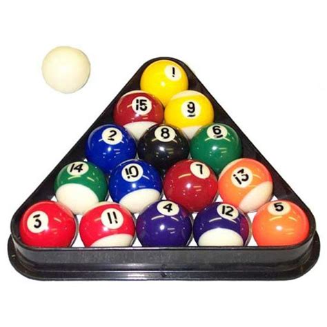 Accessories: How To Rack Pool Balls To Organize Billiard Balls At The Beginning Of A Game ...