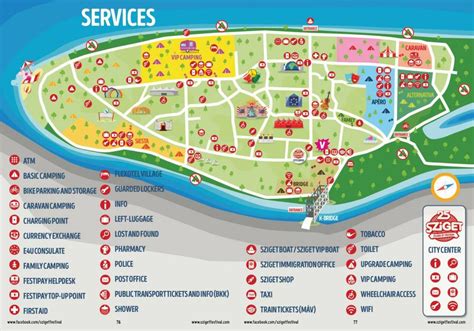 Sziget Festival 2017 - Map | Concerts-Metal