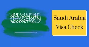 Steps for Saudi Visa Check by Passport Number 2024