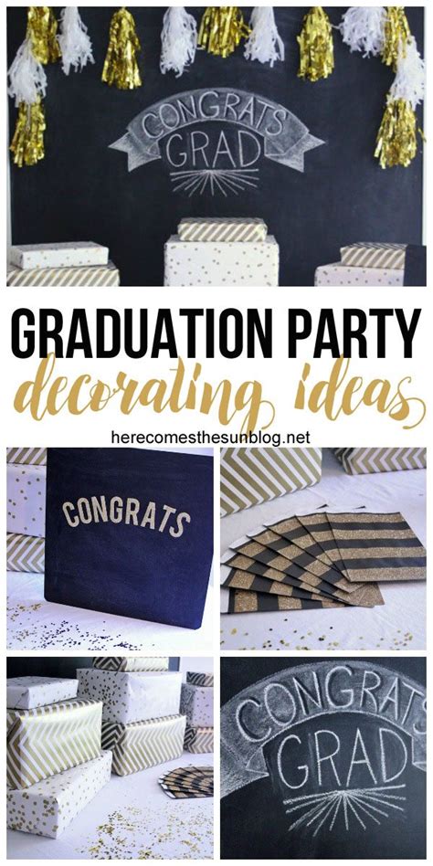 Graduation Party Decorating Ideas | Here Comes The Sun