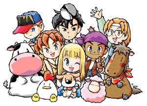 Harvest Moon Friends Of Mineral Town Bachelors