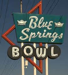 Googie Neon Bowl Sign Posters Vintage, Inka, Blue Springs, Retro Aesthetic