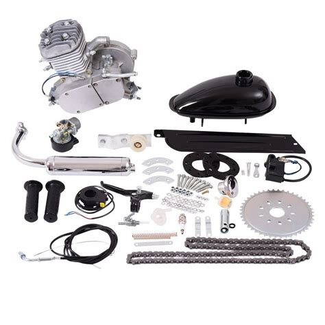 Costway 80cc 2-Stroke Bicycle Gasoline Engine Motor Kit DIY Motorized ...