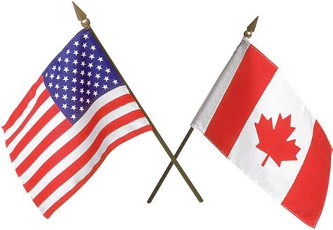 Canadian and American Flags. Happy Friendship weekend. | Canada, Flag, Diy flag