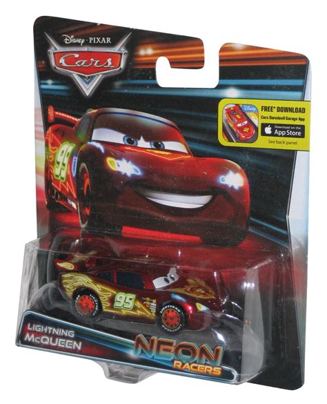 Disney Pixar Cars Movie Neon Racers (2013) Exclusive Lightning McQueen ...