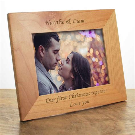 Personalised Engraved Wooden Frame - 6 x 4