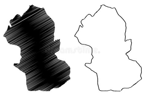 Gombe State map vector stock vector. Illustration of black - 137714990