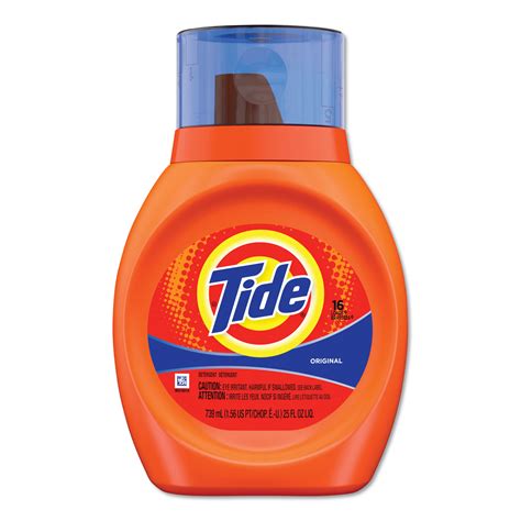 Tide Liquid Laundry Detergent, Original, 25 oz Bottle, 6/Each ...