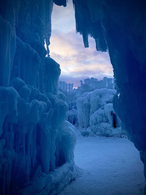 ITAP of an ice castle in minnesota : r/itookapicture