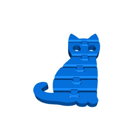 Halloween Flexi Black Cat | 3D models download | Creality Cloud