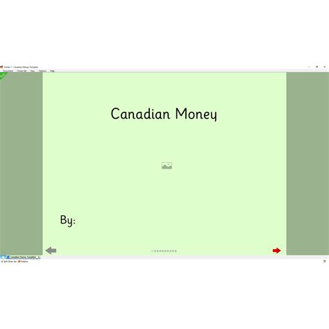 Canadian Money Template