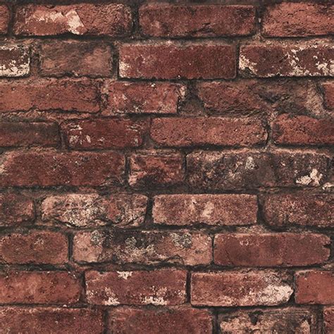 Brickwork Rust Exposed Brick Texture Wallpaper 2604-21258 | Exposed ...