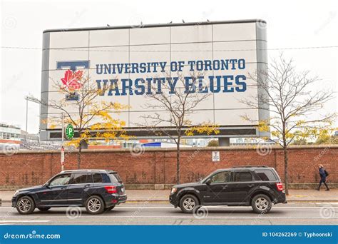 University of Toronto Varsity Blues Sign Editorial Stock Image - Image ...