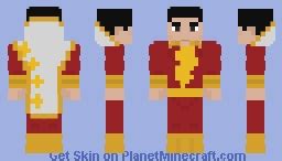 Captain Marvel | DC Comics Minecraft Skin