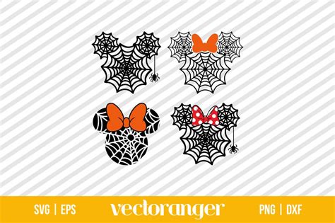 Minnie Mouse Spider Web SVG | Vectoranger