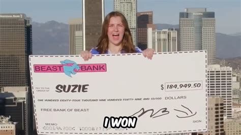 Winner In MrBeast's Video, YouTuber Suzie Taylor Spends $185,000 Prize ...