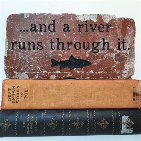 A River Runs Through It Author Quote From Norman Maclean | Etsy ...