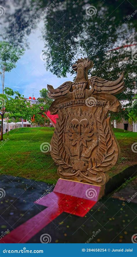 The Hasanuddin University Campus Logo Monument, a Symbol of Pride for Its Students and Alumni ...