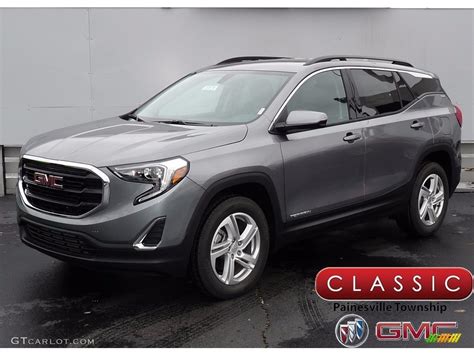 2018 Satin Steel Metallic GMC Terrain SLE AWD #123948243 Photo #1 | GTCarLot.com - Car Color ...