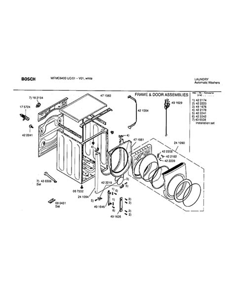 Bosch WFMC6400UC/01 Washer | Partswarehouse