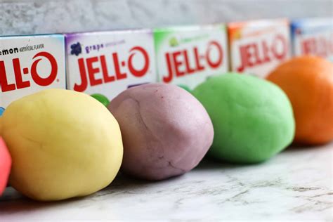 Homemade Scented Jello Playdough Recipe - Saving Dollars and Sense