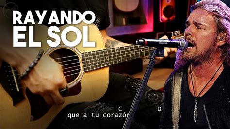 Rayando El Sol - Maná ACORDES + SOLO ACÚSTICO | Tutorial Guitarra Cover Christianvib - YouTube