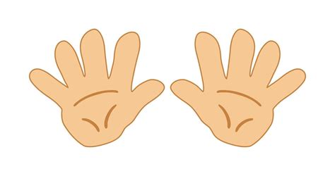 Ten fingers counting icon for education. Hands with fingers. 8358948 ...