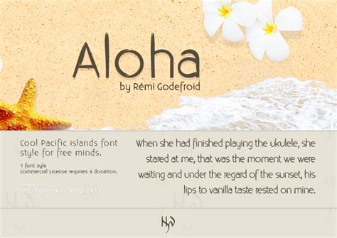 Aloha Font | dafont.com