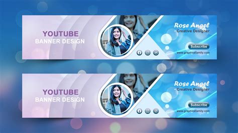 Free Creative YouTube Banner Template – GraphicsFamily