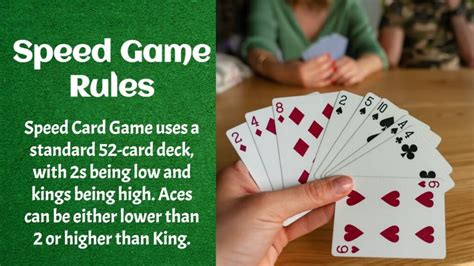 Speed Card Game Rules And Cards - Learning Board Games