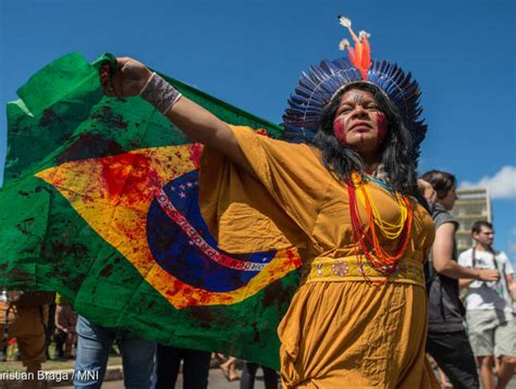 While the Amazon burns, Brazil’s indigenous peoples rise up ...