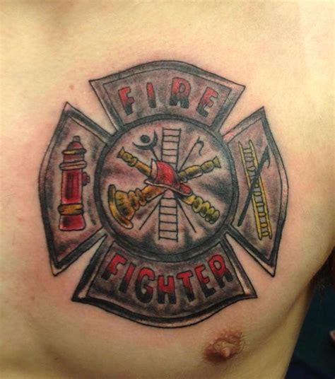 1000+ images about Firefighters (Tattoos) on Pinterest | Skin tear tattoo, Maltese cross and ...