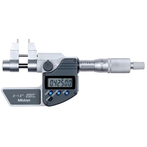 Mitutoyo Electronic Inside Micrometer with SPC Output, 0.2 - 1.2" / 5 ...