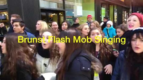 Brunst Flash Mob Singing in New York - YouTube