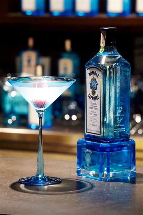 Beautiful, blue Bombay, Sapphire, | Martini glass, Gin joint, Martini