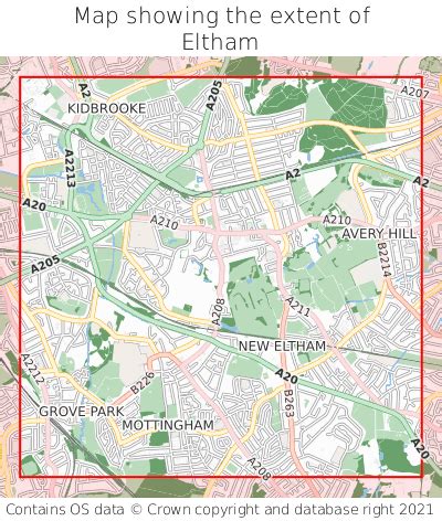 Where is Eltham? Eltham on a map