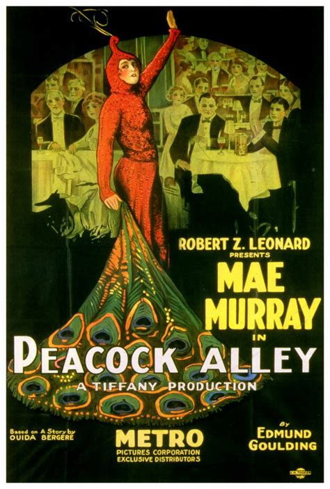 PEACOCK'S GARDEN: Mae Murray in Peacock Halley 1922