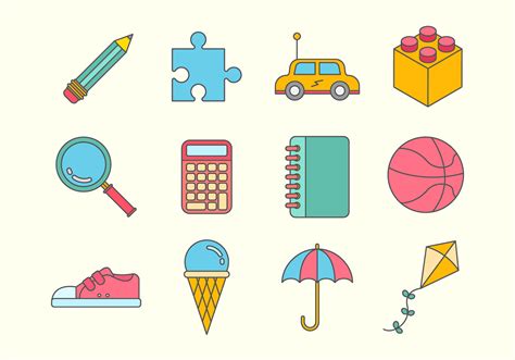 Free Kids Stuff Vector Icons - Download Free Vector Art, Stock Graphics ...