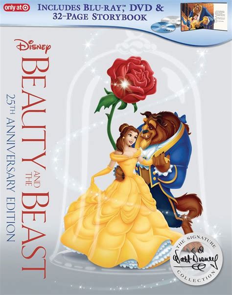 Beauty and the Beast Blu-ray: 25th Anniversary Edition | 32 Page Story ...