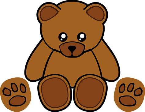 Bear Plush Stuffed · Free vector graphic on Pixabay