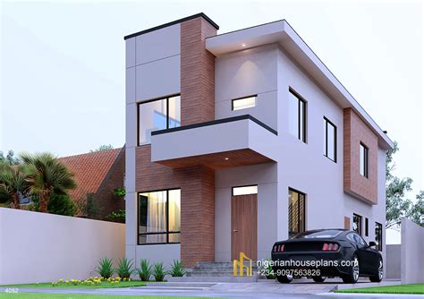 Modern 4 Bedroom Duplex House Plans | www.resnooze.com