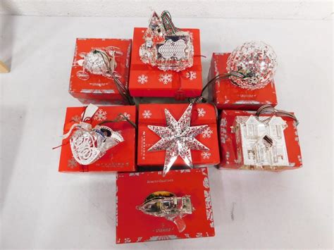 7 Newbridge Silverware Silver Plated Christmas Ornaments (#0569) on Dec 05, 2022 | Denotter ...