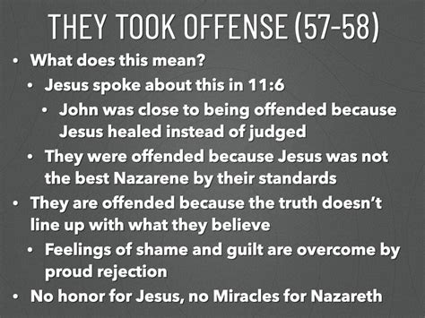 Offended (Matthew 13:53-58) — saralandchristians.com