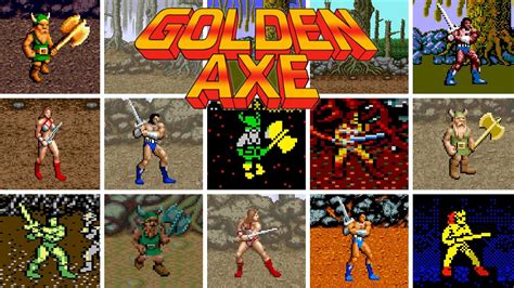 Golden Axe - Versions Comparison (Plus all character's magic attacks ...