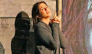 Jennifer Aniston Nearly Makeup-Free on Cake Set | Us Weekly