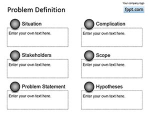 Free Simple Problem Definition PowerPoint Template