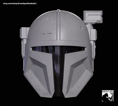 Heavy Infantry 'paz Vizsla' Mandalorian Helmet Digital | Etsy