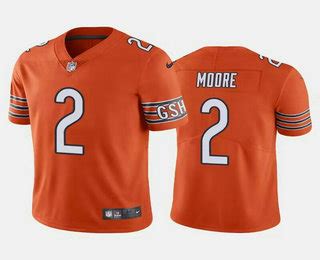 Men's Chicago Bears #2 DJ Moore White Limited Stitched Football Jersey on sale,for Cheap ...