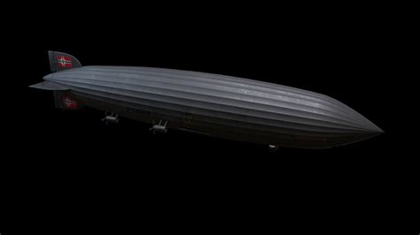 Zeppelin LZ 129 Hindenburg - 3D Model by Immutable